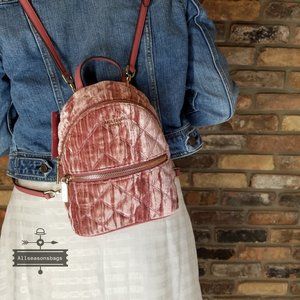 Kate Spade Blush Quilted Backpack